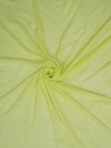 Ada Hand Embroidered Lucknowi Chikankari Unstitched Cotton Dress Material Suit Piece with Dupatta for Women 01A869268 Lime Green