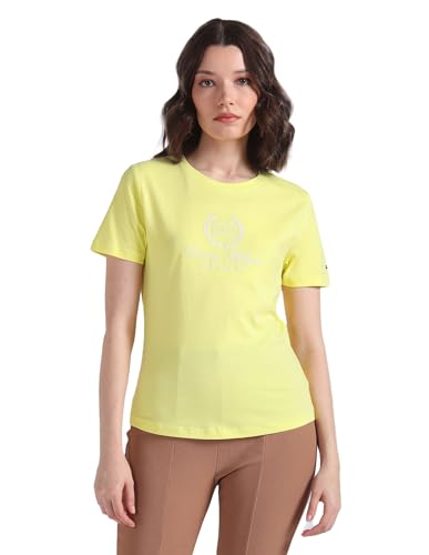 Tommy Hilfiger Womens Yellow Color T-Shirt (0)