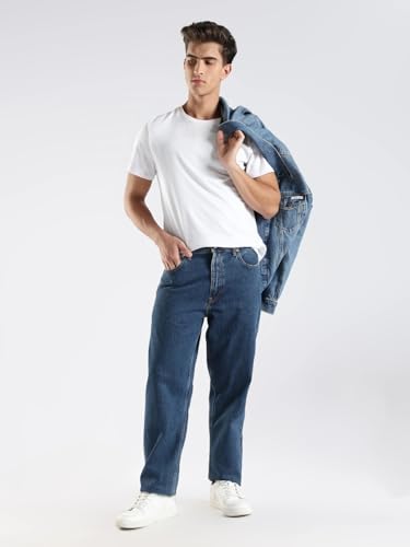 Calvin Klein Jeans Men's Tapered Jeans (4RD712G011_Harbour Blue