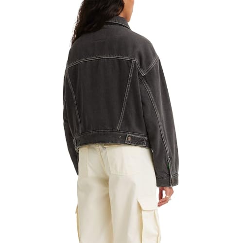 Levi's Women's Padded Trucker Jacket, Thank You Very Little, XS