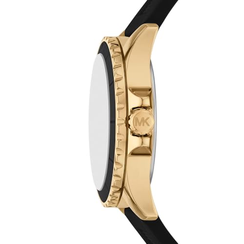 Michael Kors Everest Black Quartz Silicone Watch MK7537