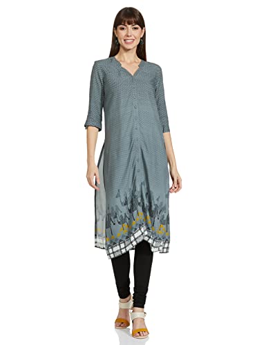 Max Women Solid Mid Rise Elasticated Regular Fit Churidar (Nooskc21Bl_Black_XL)