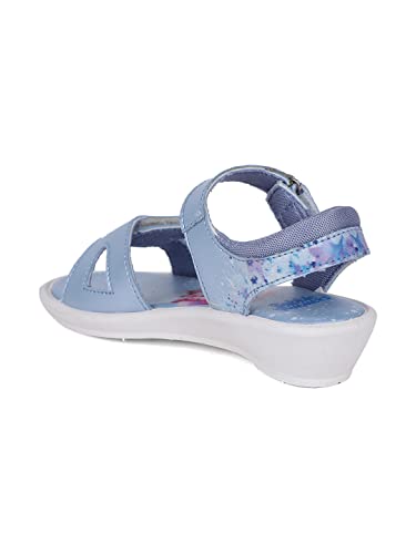 Bubblegummers Girls Castle Princess Sandals Blue, (3619395), 8