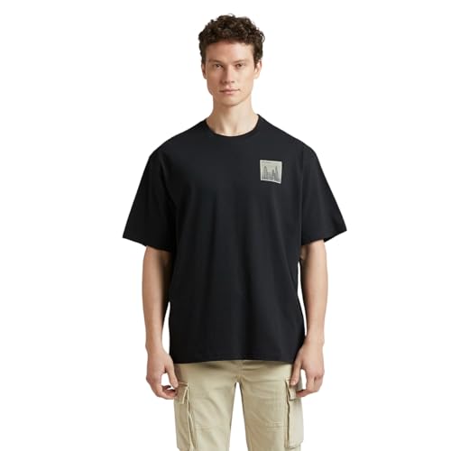Pepe Jeans Men's Oversized Fit T-Shirt (PM509808_Black