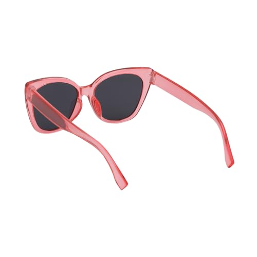 Red Toned UV Protected Lens Cat Eye Sunglass for girl