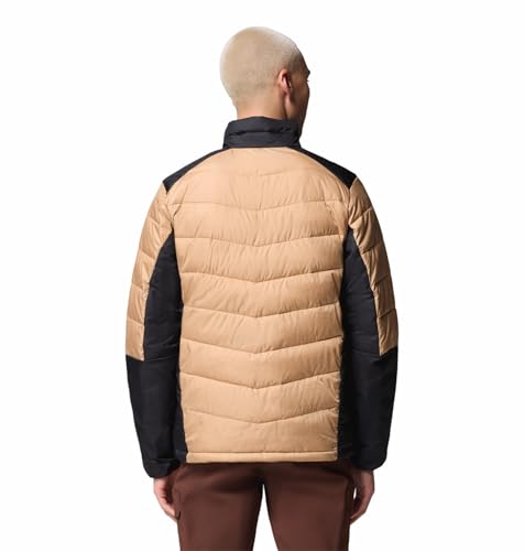 Columbia Men Beige OmniHeat Infinity Labyrinth Loop II Down Jacket, L