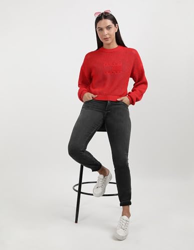 Tommy Hilfiger Womens Red Color Sweater S