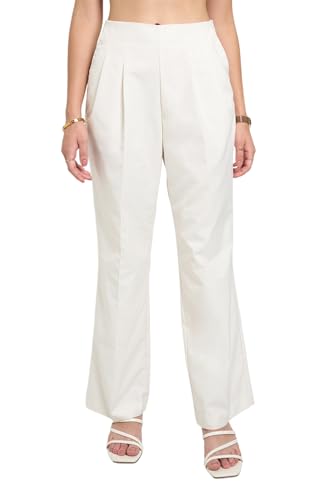 Annabelle by Pantaloons Women's Trousers Antique White