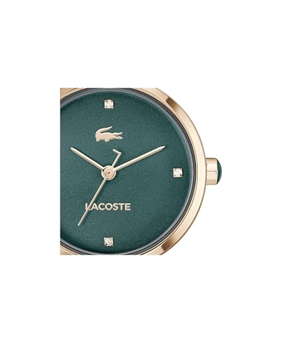 Lacoste Orba Qtz Basic Slim Green Round Dial Women's Watch|Leather Material|Multi Color Band - 2001424
