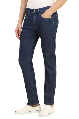 Allen Solly Men's Regular Jeans (ALDNACLF538903_Navy