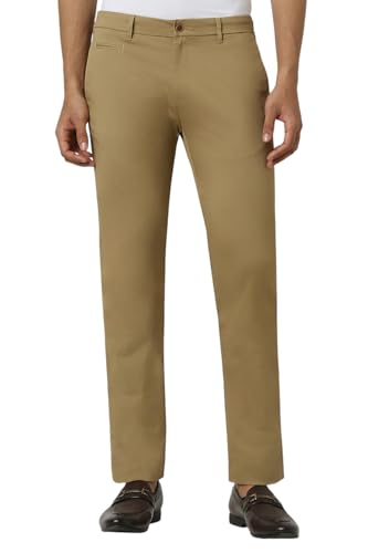 Van Heusen Men's Slim Casual Pants (VDTFEPOFV55896_Khaki