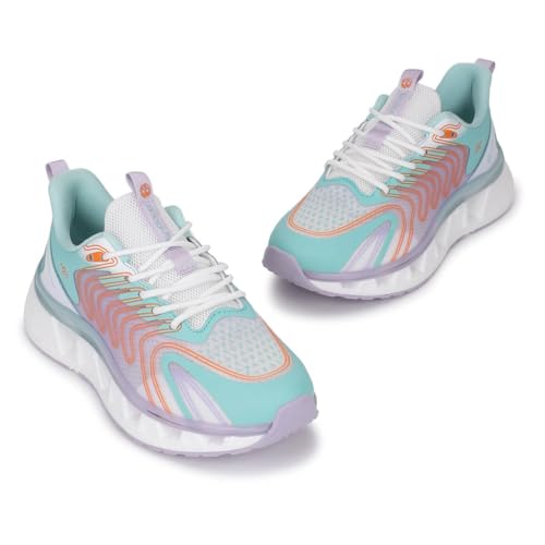 Woodland Women Green/Orange Sneakers