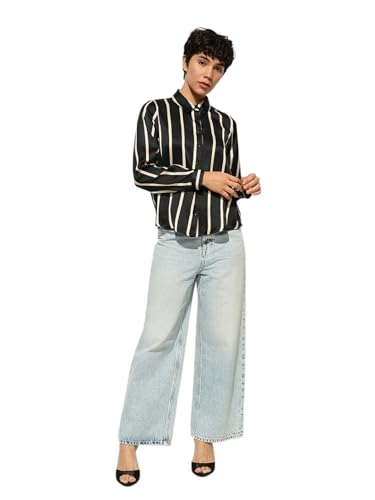 ONLY Women's Regular Black Shirt