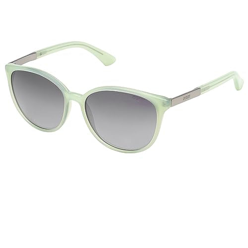 Guess Mirrored Oval Women Sunglasses -(Grey Color Lens)