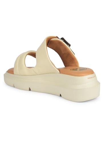 Hush Puppies Women Mule Wedge Heel Sandals - Off White (3Uk)