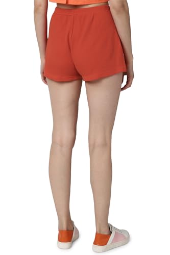 FOREVER 21 women's Boyfriend Shorts (598660_Orange