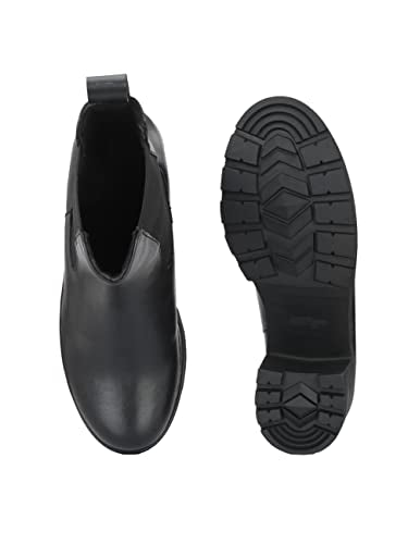 Delize Womens Black Chelsea Ankle Boots 382-40