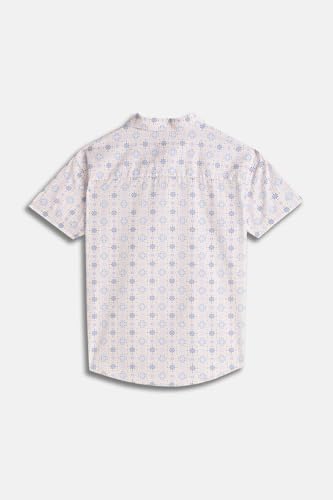 Allen Solly Boys Pink Print Casual Shirt