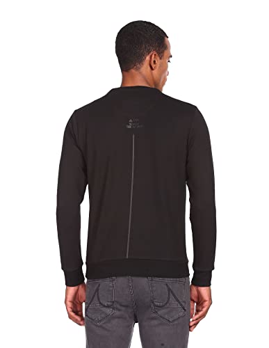 Arrow Newyork Crewneck Full Sleeve Sweat Shirt Black