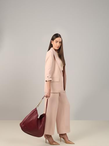 VERO MODA Womens Solid Single Breasted Blazer Cameo Rose