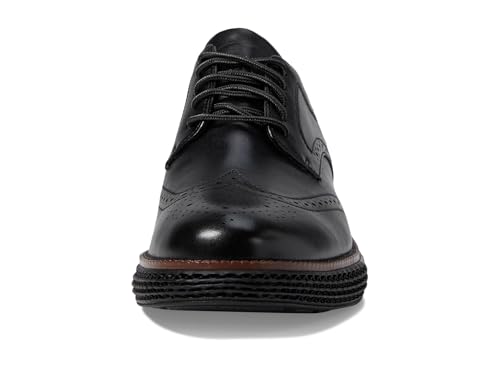 Cole Haan Mens Original Grand 2.0 Wingtip Oxfords, Black, 10 Wide