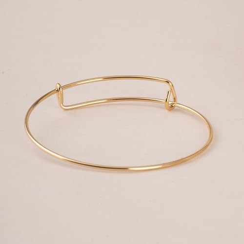 PALMONAS Expandable Bangle Antique Gold Bracelet for Women - Gift for Girls & Women | Waterproof & Anti-Tarnish Bracelets