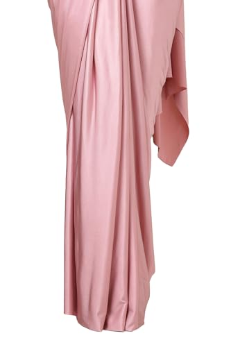 Soch Womens Blush Pink Nylon Blend Saree With Beads