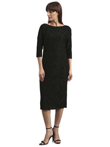 VERO MODA Womens Midi Dress Black