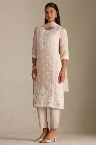 Soch Women's Chanderi Salwar Suit Set (EWA5CD22195