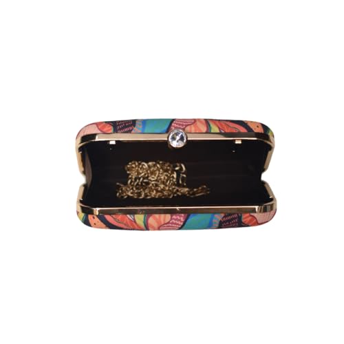 Artklim MultiColoured Printed Clutch