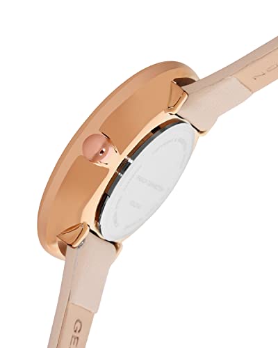 French Connection Leather Analog Pink Dial Women's Watch-Fcl23-G
