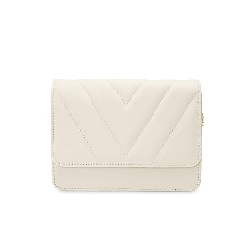 Fastrack Quilted Brunch Sling Bag for Women, Girls and Ladies | Ladies Purse Handbag | Made of Faux Leather