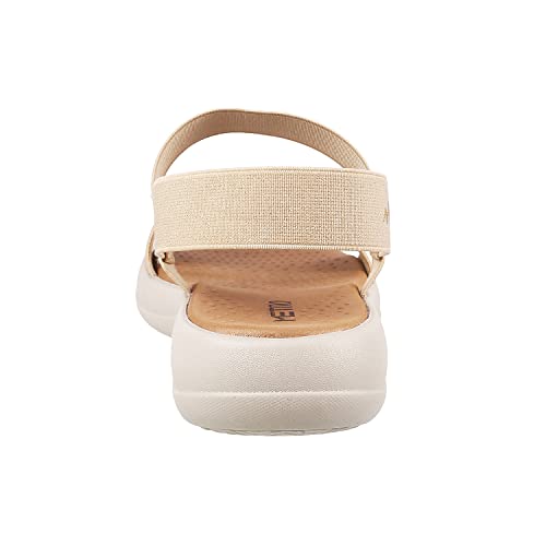 Metro Womens Synthetic Beige Sandals (Size (6 UK (39 EU))