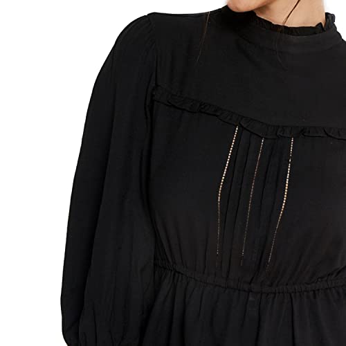 AND Women's Regular Blouse (EE23AB024TTR_BLACK