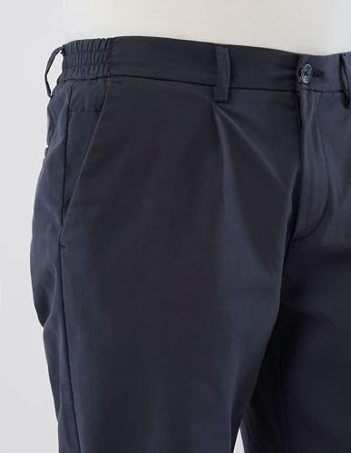 U.S.Polo Association Men's Mid Rise Riley Straight Fit Trousers (USTRO044R_Navy_30)
