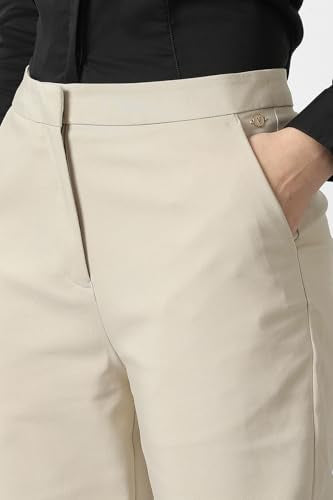 Van Heusen Women's Slim Casual Pants (VWTFFSLF571308_Beige