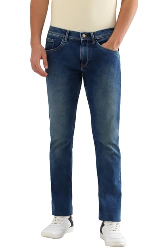 Allen Solly Men Navy Slim Fit Light Wash Jeans