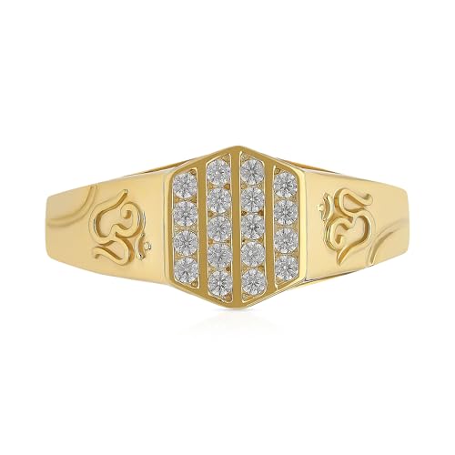 Malabar Gold and Diamonds Gold Ring for Men| Ring for Birthday, Wedding, Anniversary & Valentine's Day Gift FRDZL47821_Y_21