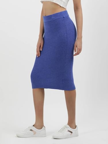 Calvin Klein Jeans Slim Fit Solid High Rise Skirt