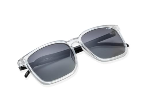 IRUS Men Rectangular sunglasses | 100% UV protection and polarized | Small Size | Green Polarized Tri Acetate Cellulose lens