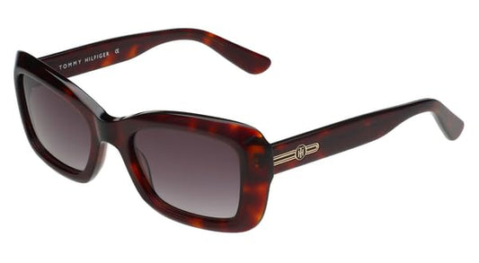 Tommy Hilfiger Women's Square Brown Sunglasses