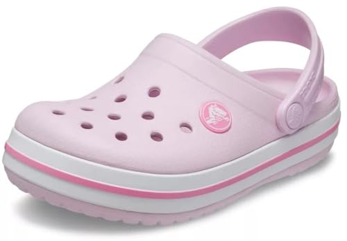 Crocs Crocband Clog K BlrnaPink Ballerina Pink (207006-6GD) 12 Kids UK (C12)