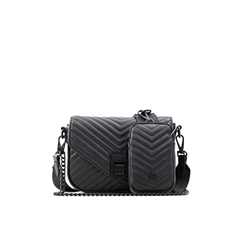 ALDO Women's Unilax Crossbody Bag, Black/Black, One Size