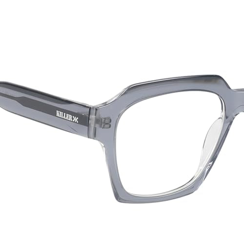 KILLER Premium Unisex Sunglasses Polarized Sunglasses Grey Color Acetate Frame Full rim Square Shaped UV Protection Sunglass For Men & Women