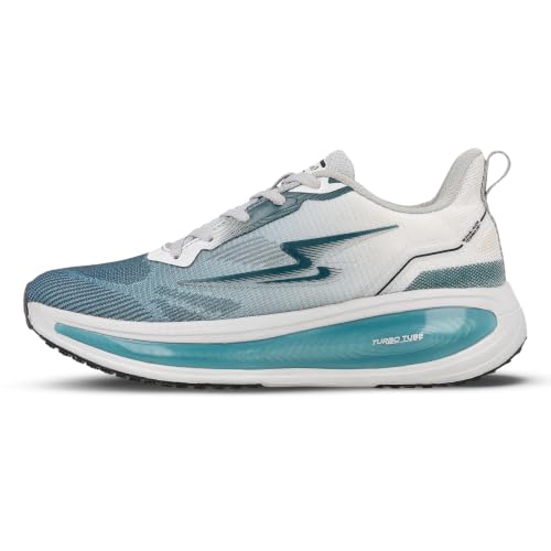 WALKAROO Men's Lace-up Sports Shoes - ONG97013 Teal Blue