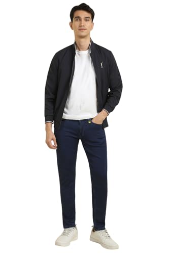 Allen Solly Men's Slim Jeans (ALDNVTRFT19350_Navy
