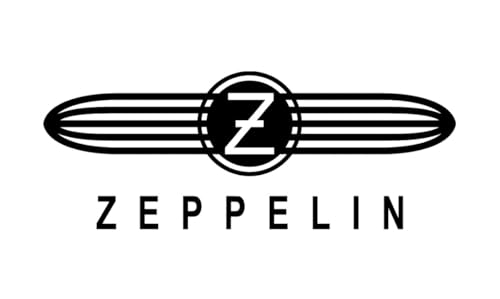 Zeppelin Woman’s Automatic Watch with Open Heart and Metal Strap