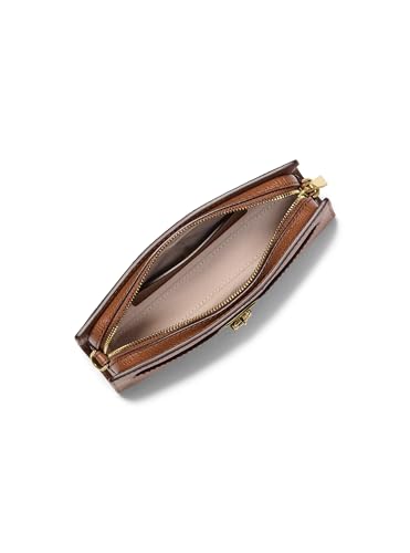 Michael Kors Hamiton Extra Small Convertible Crossbody Bag, Gold-tone Hardware/Urbino Leather/Luggage, One Size, Hamiton Extra Small Convertible Crossbody Bag
