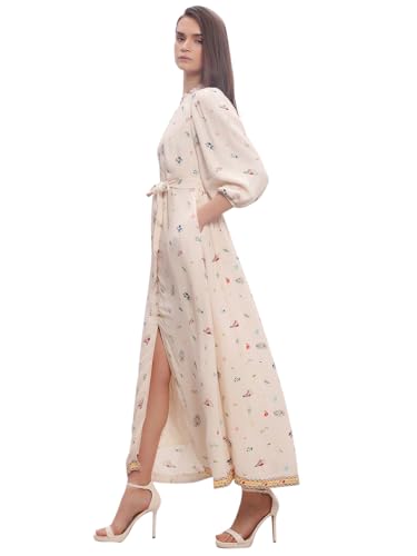 VERO MODA Women Fit and Flare Beige Dress