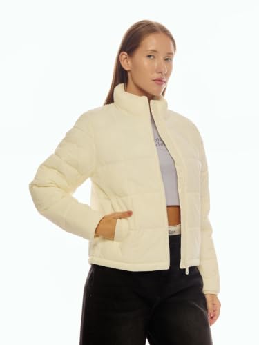 Regular Fit Polyamide High-Neck Puffer Jacket